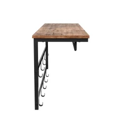 Wandgarderobe Vintage BONITA mit 10 Haken 80 x 42 cm