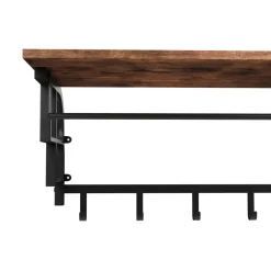 Wandgarderobe Vintage BONITA mit 5 Haken 66 x 27 cm