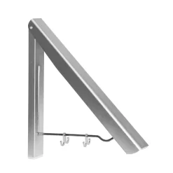 Wandhaken Kleiderhaken klappbar silber