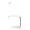 Wandklapptisch CELIA 50 x 75 x 76 cm weiss/schwarz