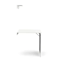 Wandklapptisch CELIA 50 x 75 x 76 cm weiss/schwarz