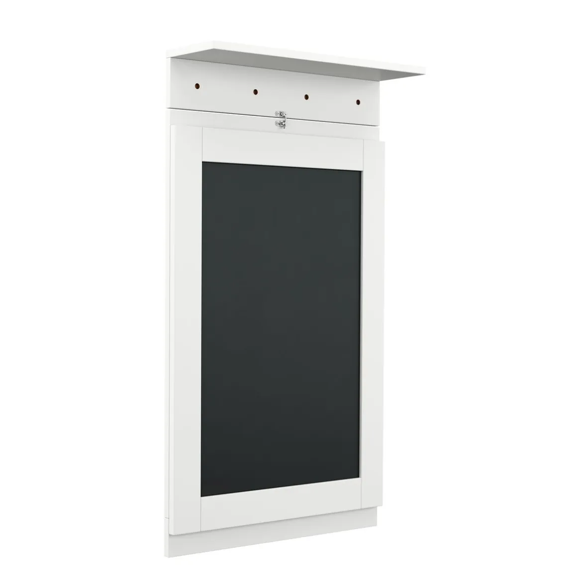 Wandklapptisch CELIA 50 x 75 x 76 cm weiss/schwarz