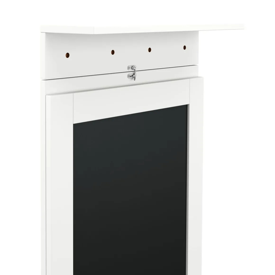 Wandklapptisch CELIA 50 x 75 x 76 cm weiss/schwarz