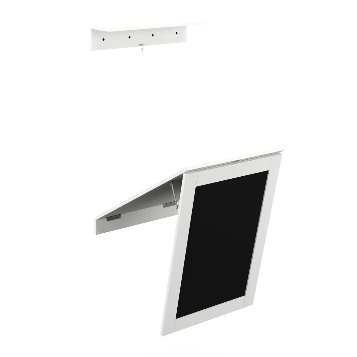 Wandklapptisch CELIA 50 x 75 x 76 cm weiss/schwarz