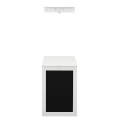 Wandklapptisch CELIA 50 x 75 x 76 cm weiss/schwarz