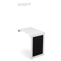 Wandklapptisch CELIA 50 x 75 x 76 cm weiss/schwarz