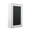 Wandklapptisch GRETA 95 x 50 x 156 cm weiss/schwarz