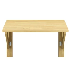 Wandklapptisch Holz VEGA 75 x 50 cm natur