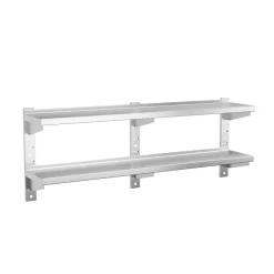Wandregal Edelstahl Gastro WANJA 80 x 30 x 60 cm
