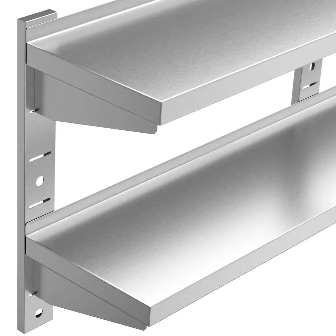 Wandregal Edelstahl Gastro WANJA 80 x 30 x 60 cm