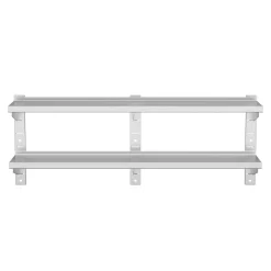 Wandregal Edelstahl Gastro WANJA 80 x 30 x 60 cm