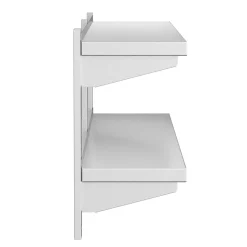 Wandregal Edelstahl Gastro WANJA 80 x 30 x 60 cm