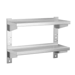 Wandregal Edelstahl Gastro WANJA 160 x 30 x 60 cm