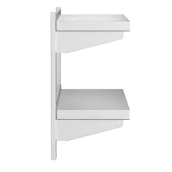 Wandregal Edelstahl Gastro WANJA 160 x 30 x 60 cm
