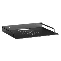 Wandregal für Multimedia Metall 29 x 21 x 5 cm schwarz