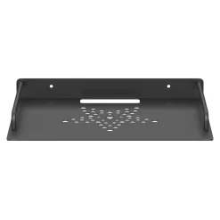 Wandregal für Multimedia Metall 29 x 21 x 5 cm schwarz