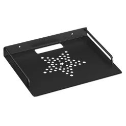 Wandregal für Multimedia Metall 29 x 21 x 5 cm schwarz