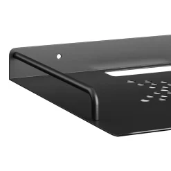 Wandregal für Multimedia Metall 29 x 21 x 5 cm schwarz