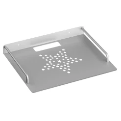 Wandregal für Multimedia Metall 29 x 21 x 5 cm silber