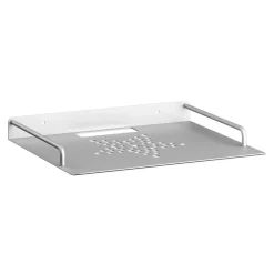 Wandregal für Multimedia Metall 29 x 21 x 5 cm silber