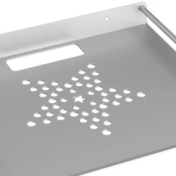 Wandregal für Multimedia Metall 29 x 21 x 5 cm silber