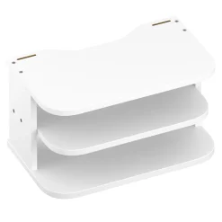 Wandregal für Multimedia 33 x 20 x 17 cm weiss