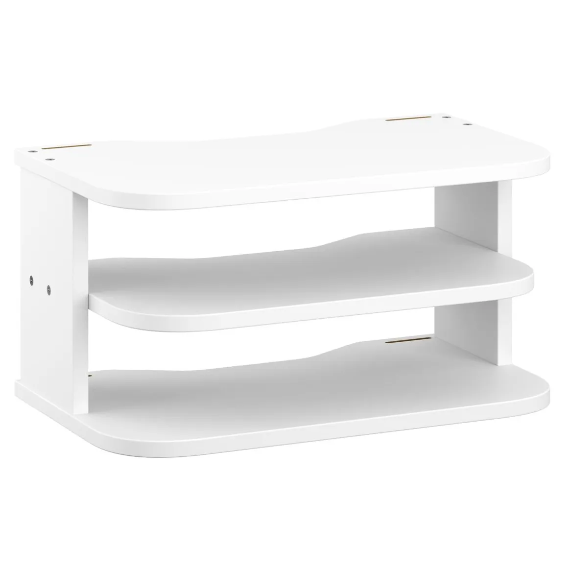 Wandregal für Multimedia 33 x 20 x 17 cm weiss