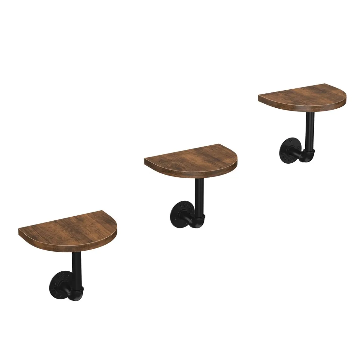 Wandregal Industrial METROPOLITAN 3er Set 20 x 15 x 18 cm