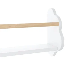 Wandregal Kinderzimmer DREAMYCLOUD 3er Set weiss/natur
