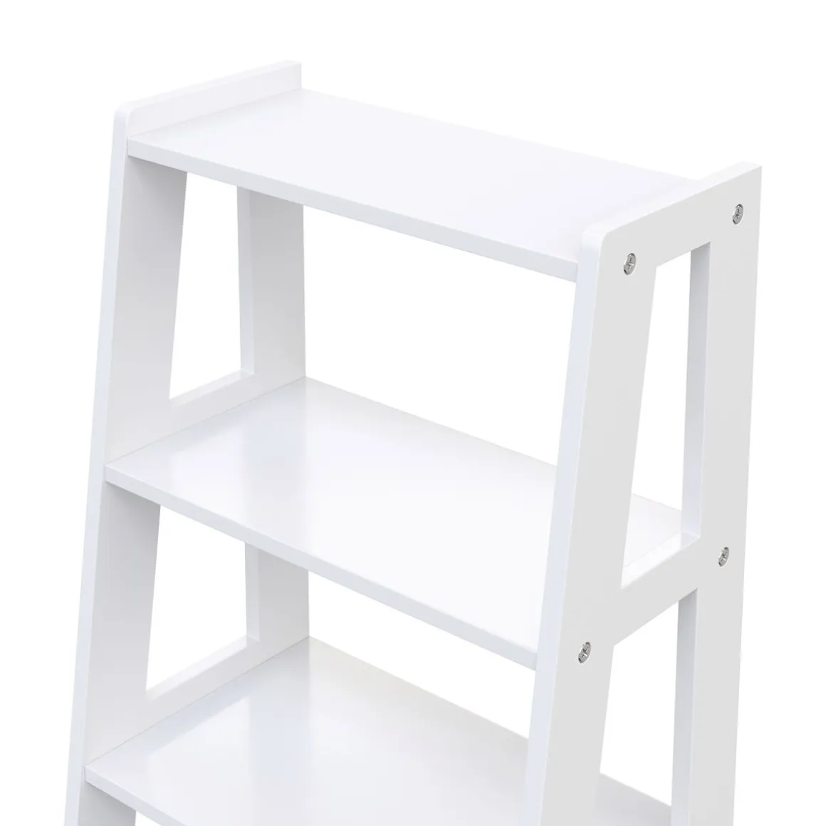 Wandregal Leiterregal 43 x 90 cm weiss