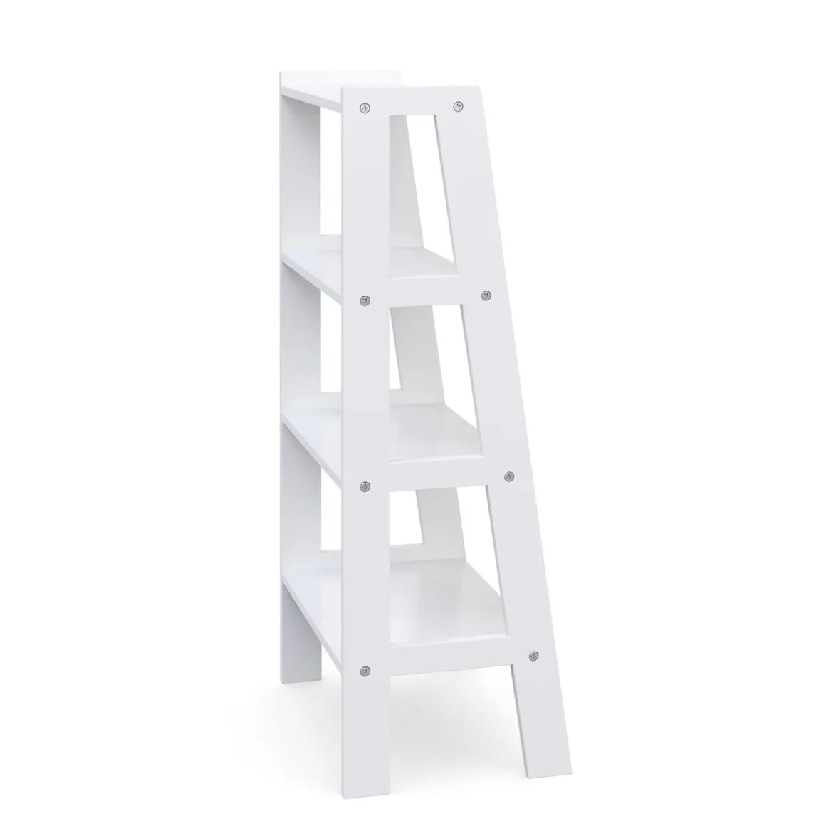 Wandregal Leiterregal 43 x 90 cm weiss