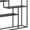 Wandregal Metall NITE 75 x 91 cm schwarz