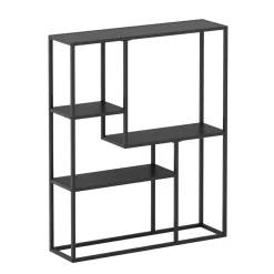 Wandregal Metall NITE 75 x 91 cm schwarz