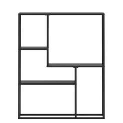 Wandregal Metall NITE 75 x 91 cm schwarz