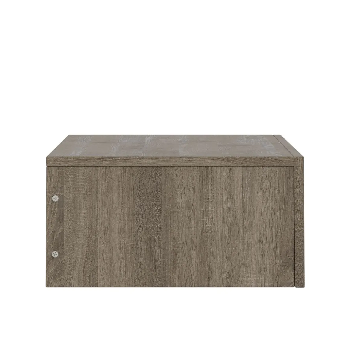Wandregal mit Schublade OTIS 2er Set dunkelbraun