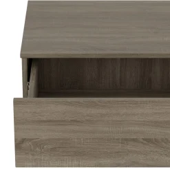 Wandregal mit Schublade OTIS 2er Set dunkelbraun