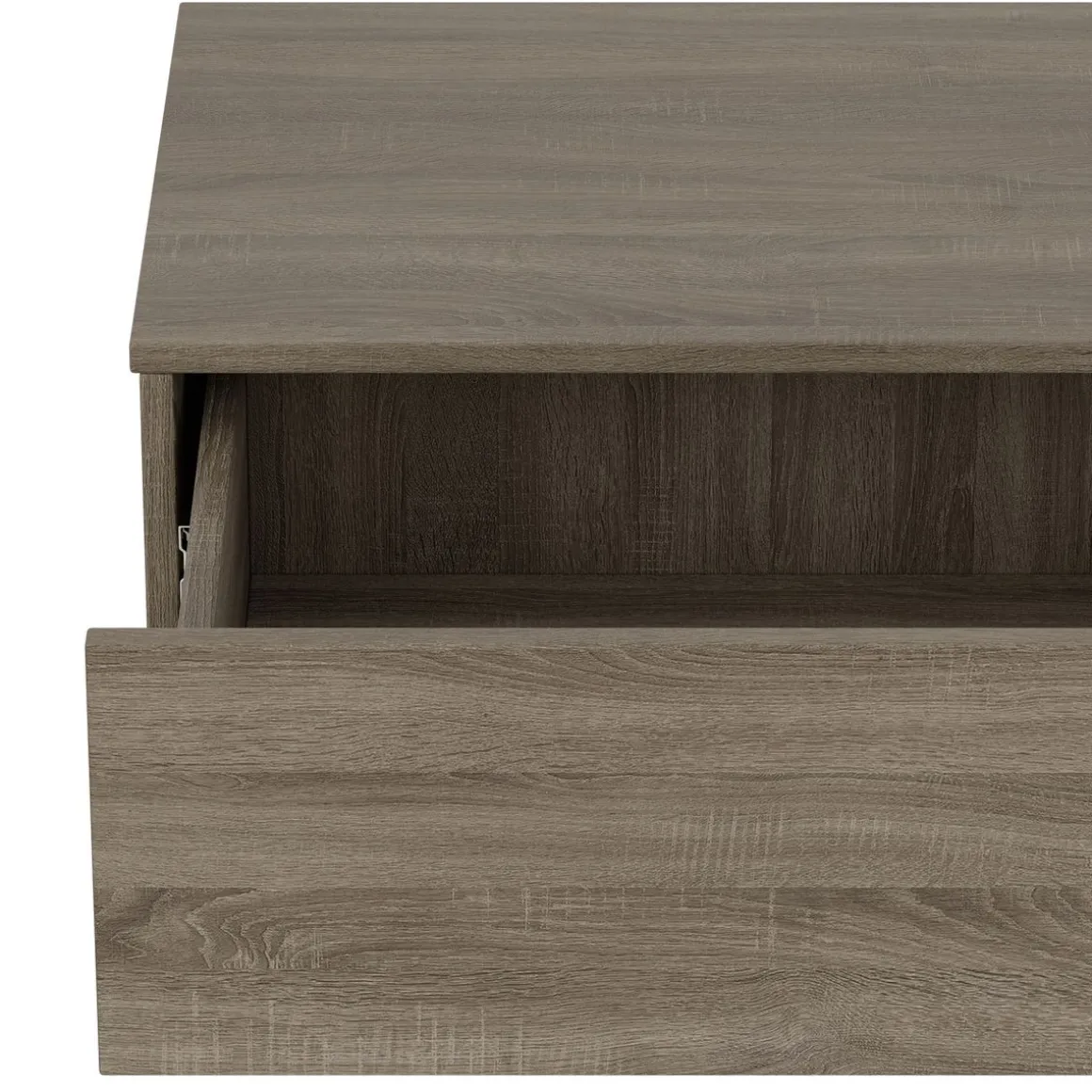 Wandregal mit Schublade OTIS 2er Set dunkelbraun