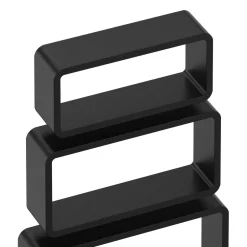 Wandregal NOVA 3er Set schwarz