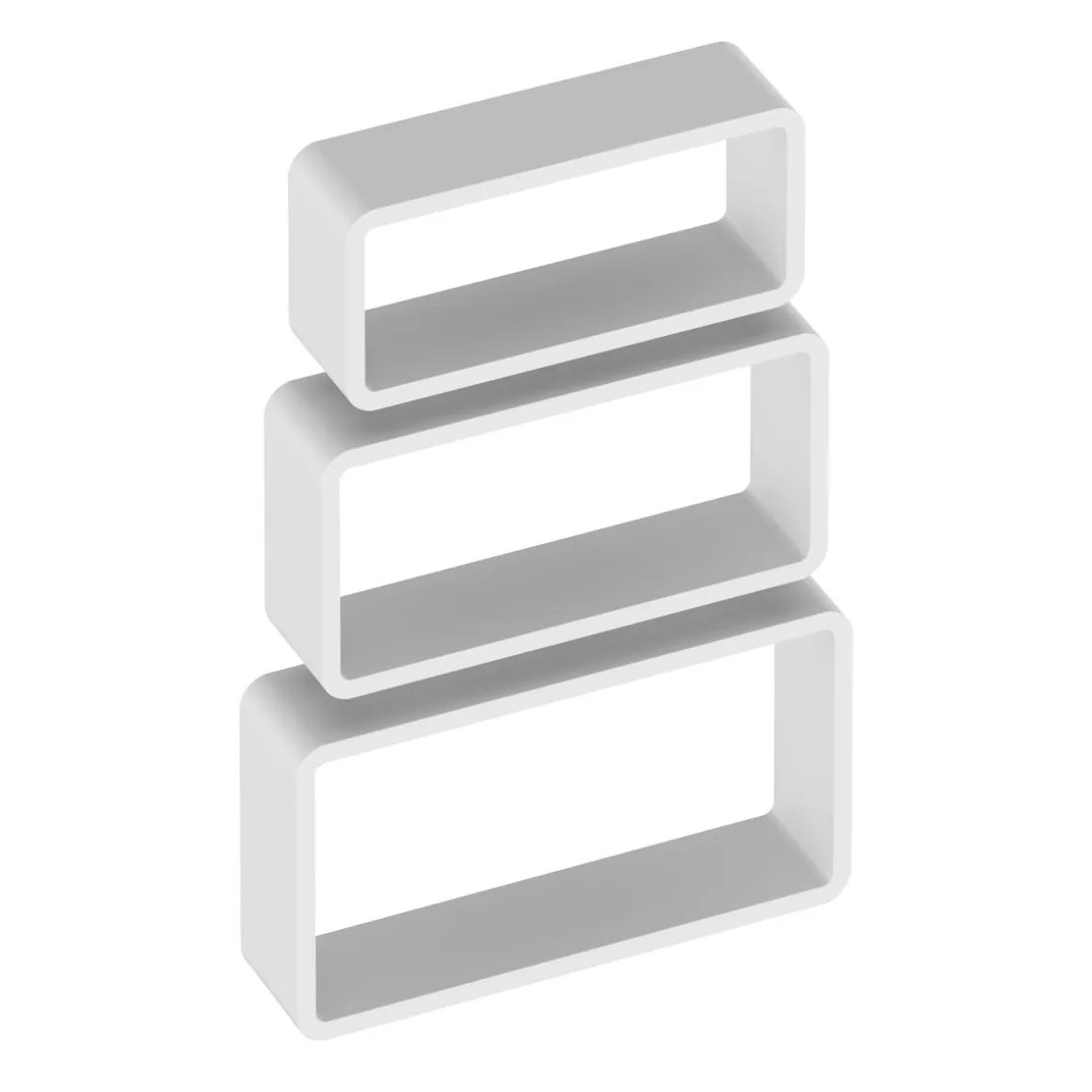 Wandregal NOVA 3er Set weiss