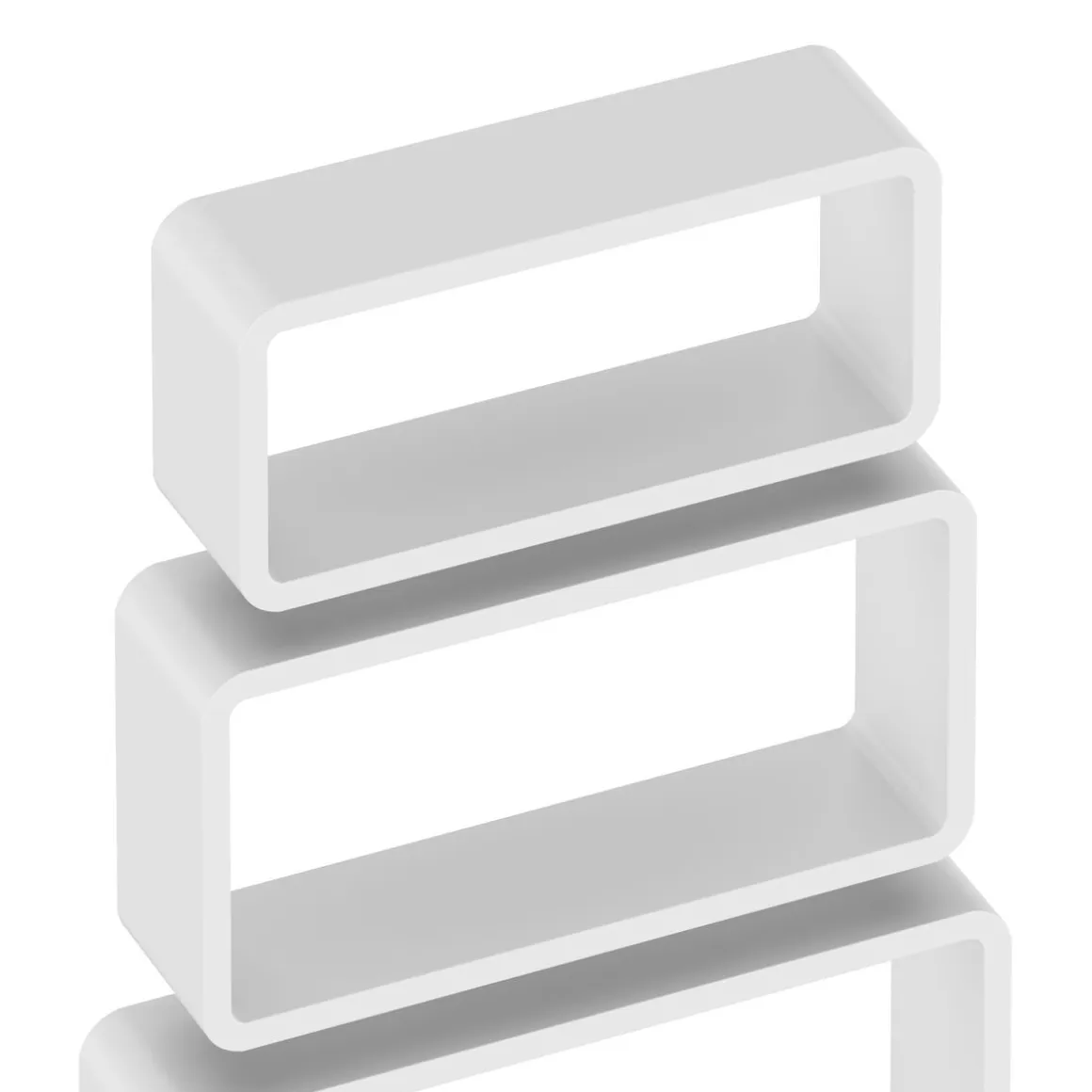 Wandregal NOVA 3er Set weiss