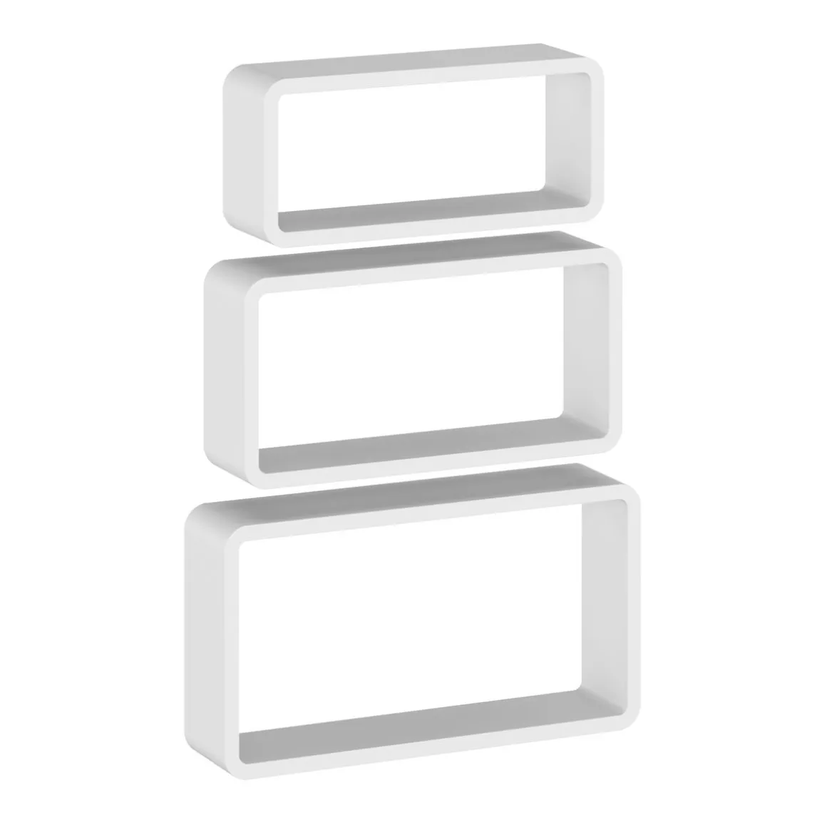 Wandregal NOVA 3er Set weiss