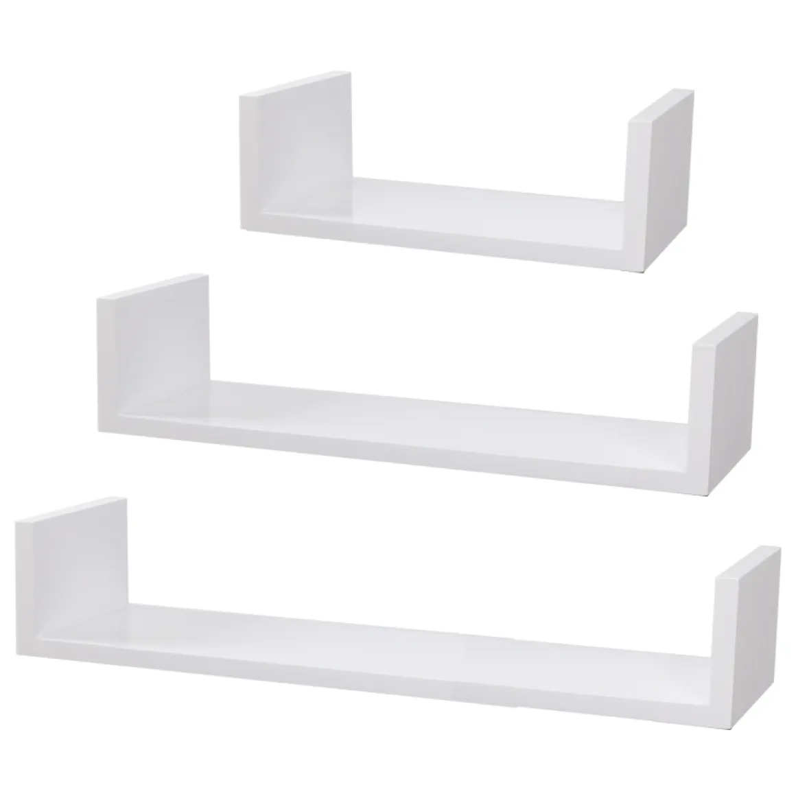 Wandregal PINA 3er Set weiss