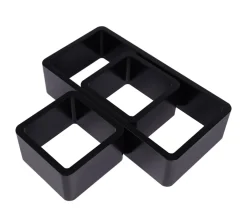 Wandregal SOLA 3er Set schwarz