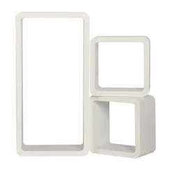 Wandregal SOLA 3er Set weiss