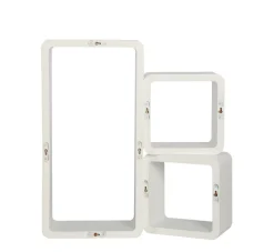 Wandregal SOLA 3er Set weiss