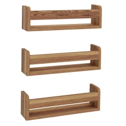 Wandregal VIVIEN 3er Set braun