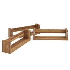 Wandregal VIVIEN 3er Set braun