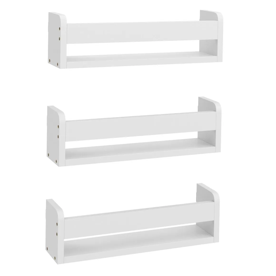 Wandregal VIVIEN 3er Set weiss
