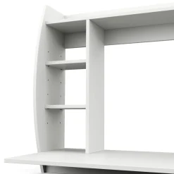 Wandschreibtisch ELSA mit Regal 110 x 49 x 75 cm weiss