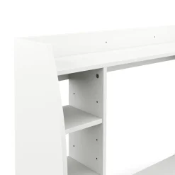 Wandschreibtisch ELSA mit Regal 110 x 49 x 75 cm weiss